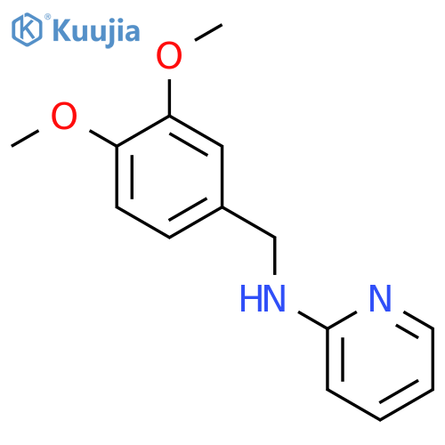 N-(3,4-Dimethoxyphenyl)methylpyridin-2-amine structure