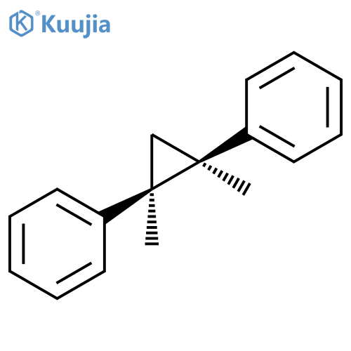 Benzene, 1,1'-(1,2-dimethyl-1,2-cyclopropanediyl)bis-, cis- (9CI) structure