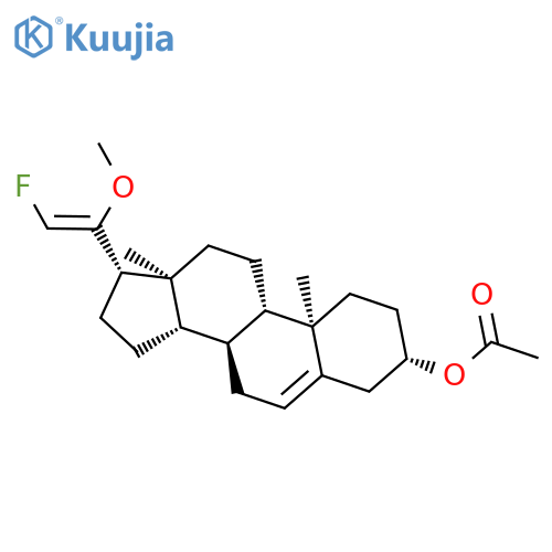Pregna-5,20-dien-3-ol, 21-fluoro-20-methoxy-, acetate, (3b)- structure