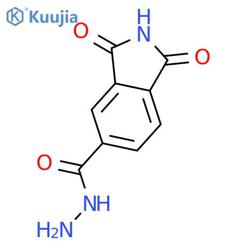 1H-Isoindole-5-carboxylic acid, 2,3-dihydro-1,3-dioxo-, hydrazide structure