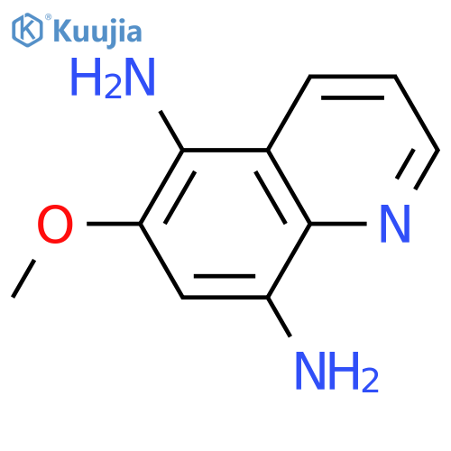 5,8-Quinolinediamine, 6-methoxy- structure