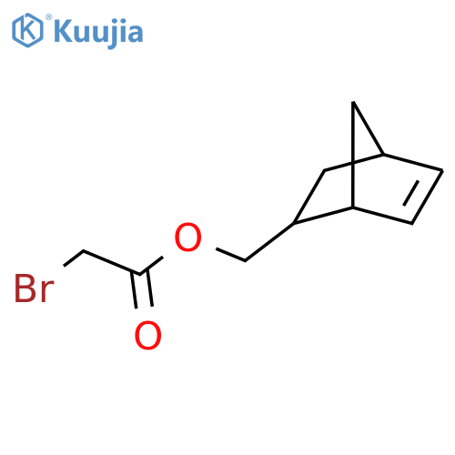 Acetic acid, 2-bromo-,bicyclo[2.2.1]hept-5-en-2-ylmethyl ester structure