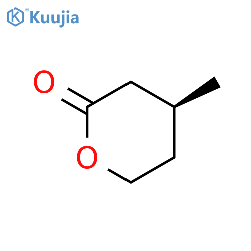 2H-Pyran-2-one, tetrahydro-4-methyl-, (4S)- structure