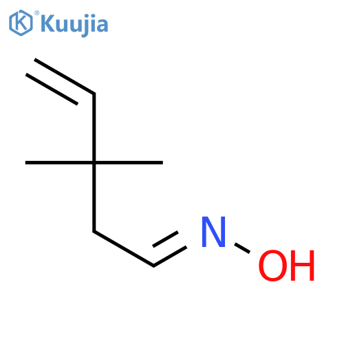 4-Pentenal, 3,3-dimethyl-, oxime structure