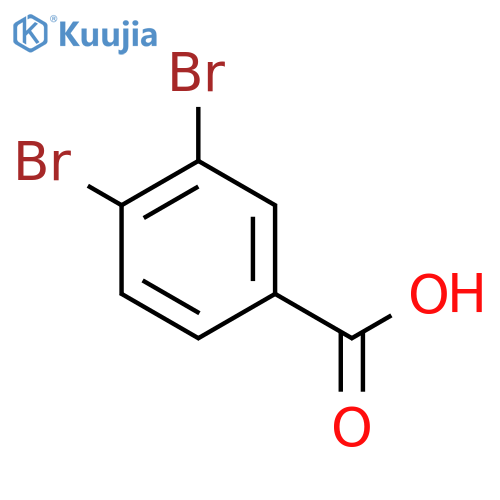 3,4-Dibromobenzoic acid structure