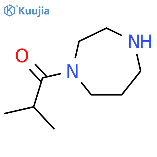 1-(1,4-diazepan-1-yl)-2-methylpropan-1-one structure