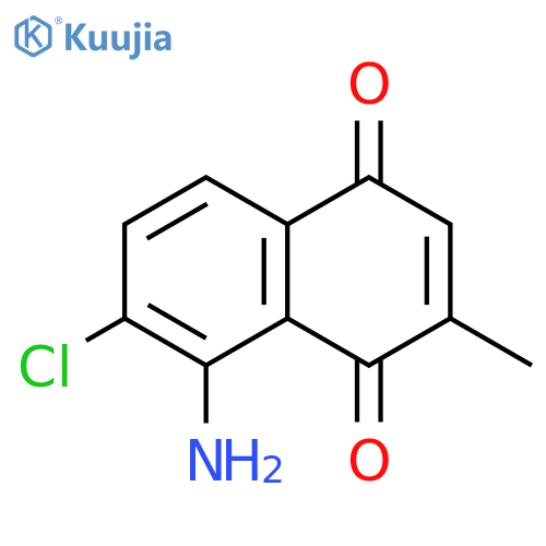 1,4-Naphthalenedione, 8-amino-7-chloro-2-methyl- structure