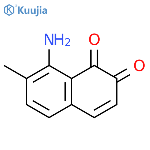 1,2-Naphthalenedione, 8-amino-7-methyl- structure