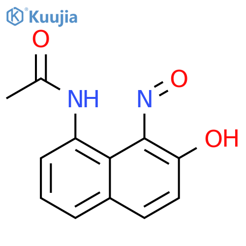 Acetamide, N-(7-hydroxy-8-nitroso-1-naphthalenyl)- structure