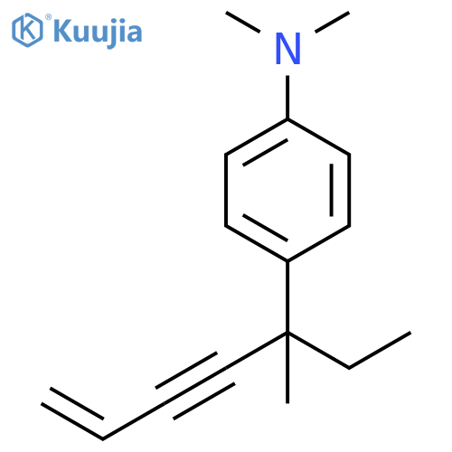 Benzenamine, (1-ethyl-1-methyl-4-penten-2-ynyl)-N,N-dimethyl- structure