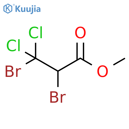 Propanoic acid, 2,3-dibromo-3,3-dichloro-, methyl ester structure
