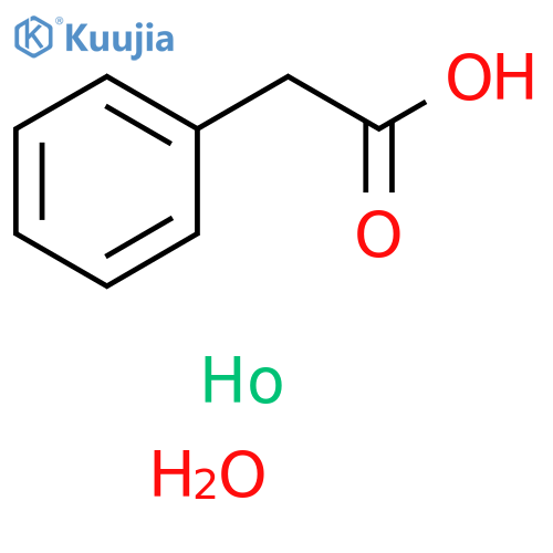 Benzeneacetic acid, holmium(3+) salt, trihydrate structure