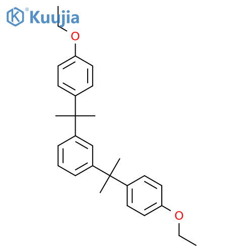 Benzene, 1,3-bis[1-(4-ethoxyphenyl)-1-methylethyl]- structure