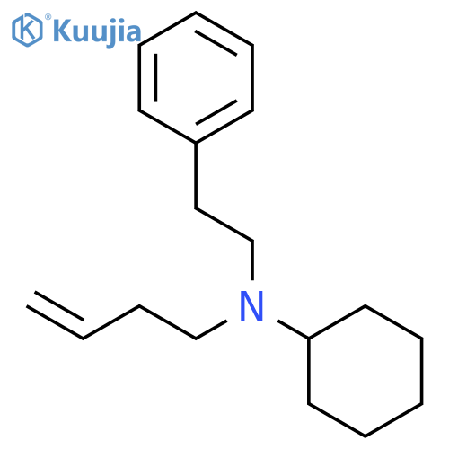 Benzeneethanamine, N-3-butenyl-N-cyclohexyl- structure