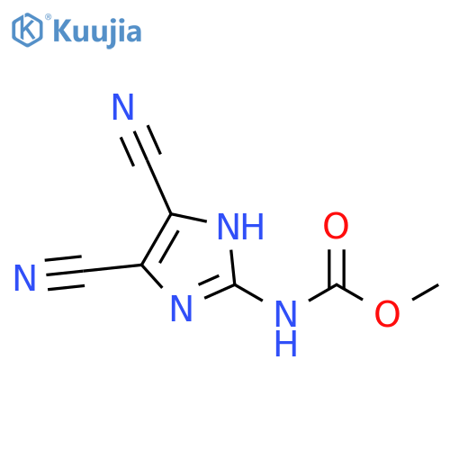 Carbamic acid, (4,5-dicyano-1H-imidazol-2-yl)-, methyl ester structure