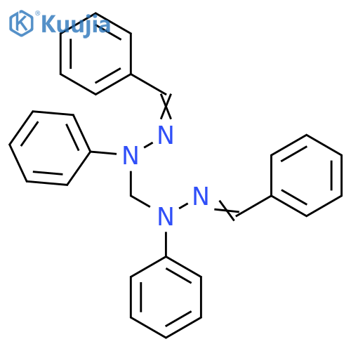 Benzaldehyde, methylenebis(phenylhydrazone) structure