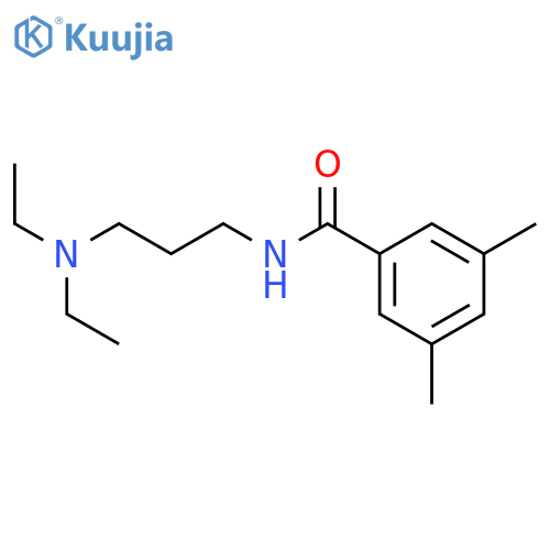 Benzamide, N-[3-(diethylamino)propyl]-3,5-dimethyl- structure