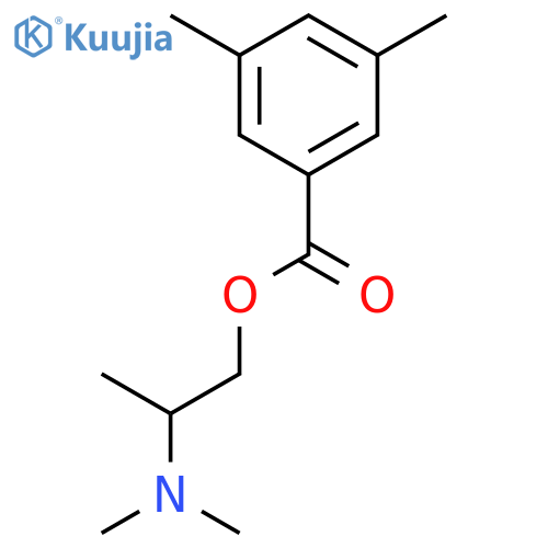 Benzoic acid, 3,5-dimethyl-, 2-(dimethylamino)propyl ester structure