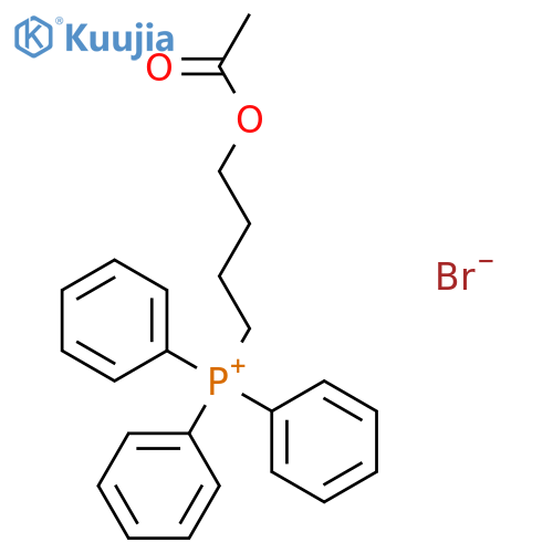 4(Acetyloxy)butyl(triphenyl)phosphonium Bromide structure
