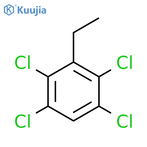 Benzene, 1,2,4,5-tetrachloro-3-ethyl- structure