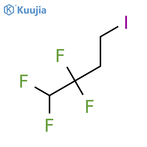 Butane, 1,1,2,2-tetrafluoro-4-iodo- structure