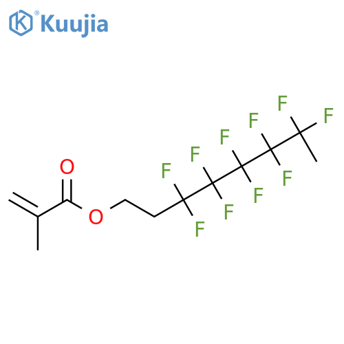 2-PROPENOIC ACID, 2-METHYL-, 3,3,4,4,5,5,6,6,7,7-DECAFLUOROOCTYL ESTER structure