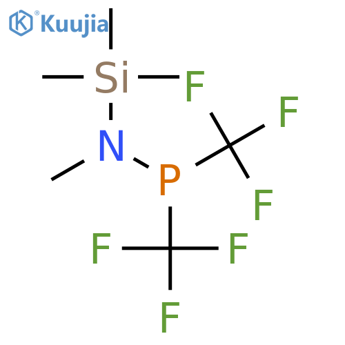 Phosphinous amide, N-methyl-P,P-bis(trifluoromethyl)-N-(trimethylsilyl)- structure