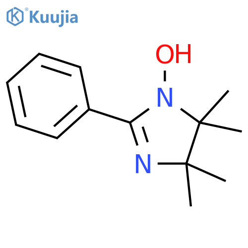 1H-Imidazole, 4,5-dihydro-1-hydroxy-4,4,5,5-tetramethyl-2-phenyl- structure