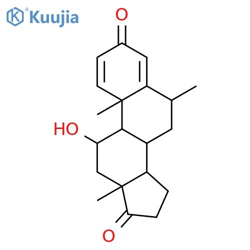 11b-Hydroxy-6a-methyl-1,4-androstadiene-3,17-dione structure