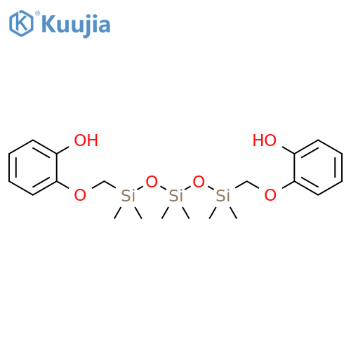 Phenol,2,2'-[(1,1,3,3,5,5-hexamethyl-1,5-trisiloxanediyl)bis(methyleneoxy)]bis- structure