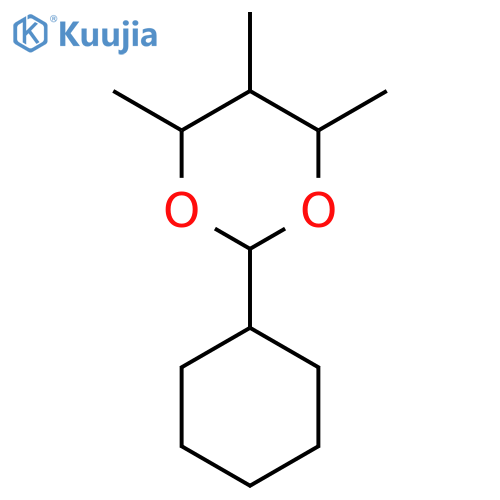 1,3-Dioxane, 2-cyclohexyl-4,5,6-trimethyl- structure