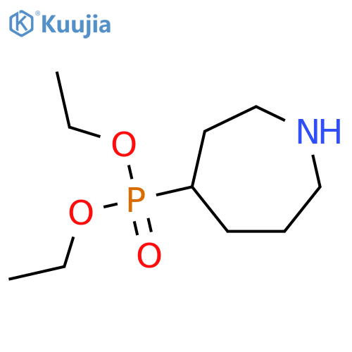 Phosphonic acid, (hexahydro-1H-azepin-4-yl)-, diethyl ester structure