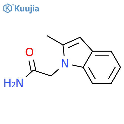 1H-Indole-1-acetamide, 2-methyl- structure