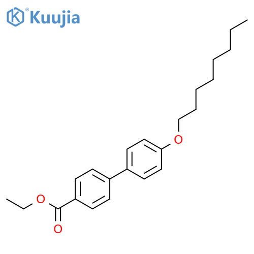 [1,1'-BIPHENYL]-4-CARBOXYLIC ACID, 4'-(OCTYLOXY)-, ETHYL ESTER structure
