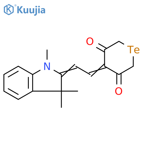 3,5-Telluranedione, 4-[2-(1,3-dihydro-1,3,3-trimethyl-2H-indol-2-ylidene)ethylidene]- structure