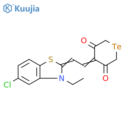 3,5-Telluranedione, 4-[2-(5-chloro-3-ethyl-2(3H)-benzothiazolylidene)ethylidene]- structure