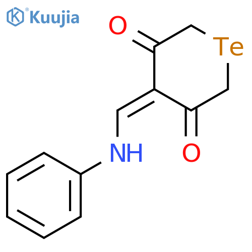 3,5-Telluranedione, 4-[(phenylamino)methylene]- structure