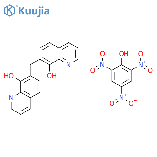 8-QUINOLINOL, 7,7'-METHYLENEBIS-, COMPD. WITH 2,4,6-TRINITROPHENOL (1:1) structure