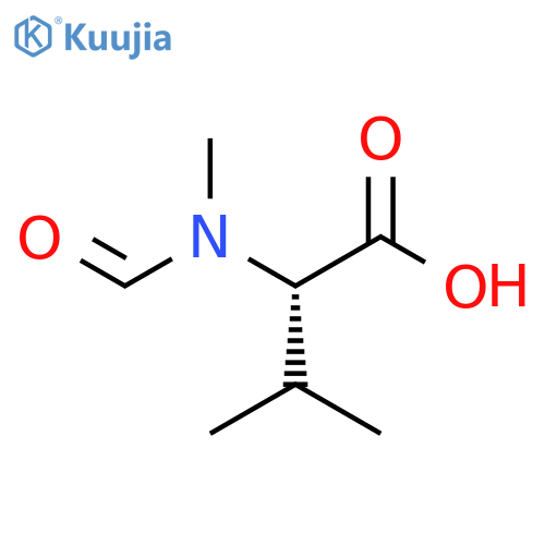 L-Valine, N-formyl-N-methyl- structure