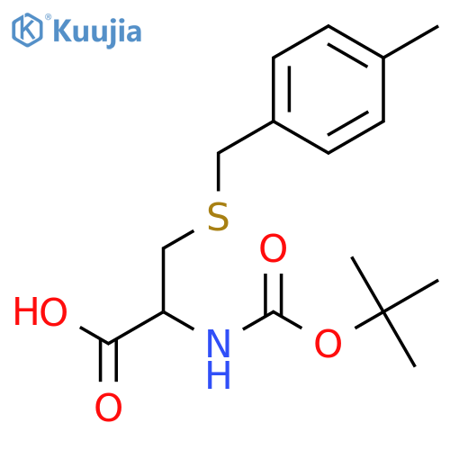 Boc-L-Cys(pMeBzl)-OH structure