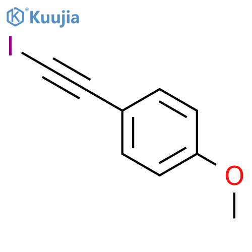 Benzene, 1-(iodoethynyl)-4-methoxy- structure