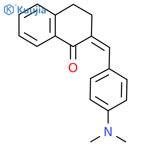 1(2H)-Naphthalenone,2-[[4-(dimethylamino)phenyl]methylene]-3,4-dihydro-, (Z)- structure