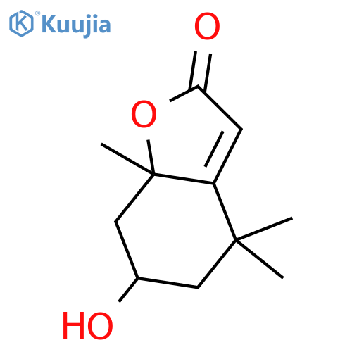 2(4H)-Benzofuranone, 5,6,7,7a-tetrahydro-6-hydroxy-4,4,7a-trimethyl- structure