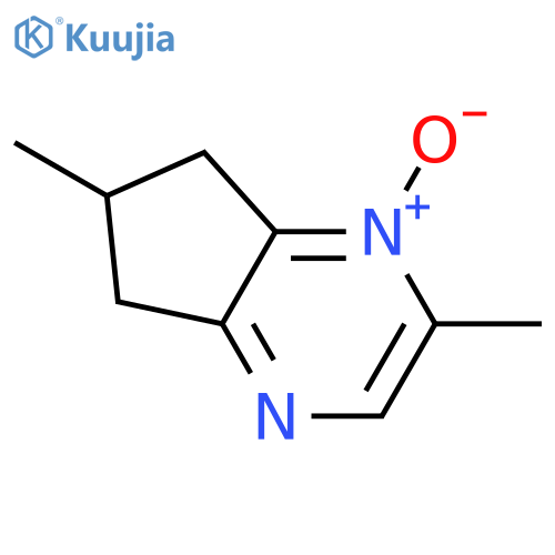 5H-Cyclopentapyrazine, 6,7-dihydro-2,6-dimethyl-, 1-oxide structure