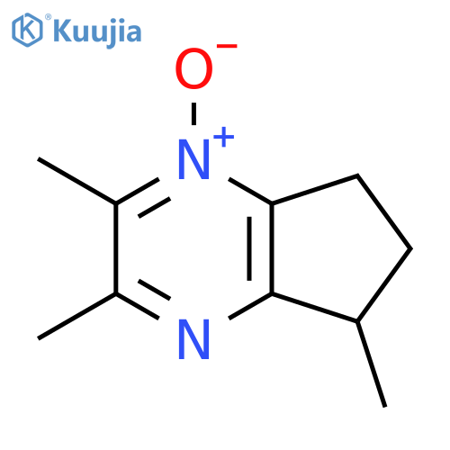 5H-Cyclopentapyrazine,6,7-dihydro-2,3,5-trimethyl-,1-oxide(9CI) structure
