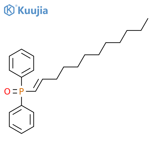 Phosphine oxide, (1E)-1-dodecenyldiphenyl- structure