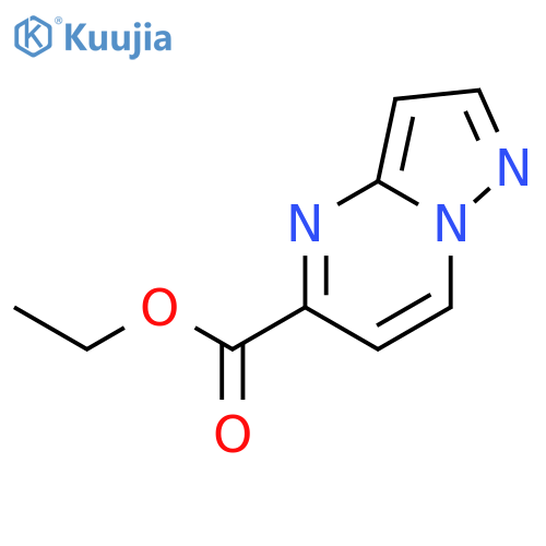Pyrazolo[1,5-a]pyrimidine-5-carboxylic acid, ethyl ester structure