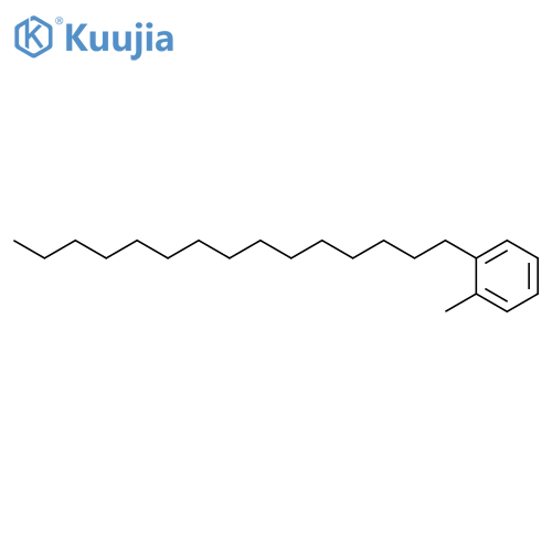 BENZENE, 1-METHYL-2-PENTADECYL- structure