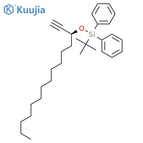 Silane, (1,1-dimethylethyl)[[(1S)-1-ethynyltridecyl]oxy]diphenyl- structure