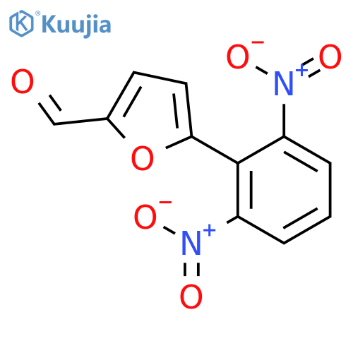 2-FURANCARBOXALDEHYDE, 5-(2,6-DINITROPHENYL)- structure
